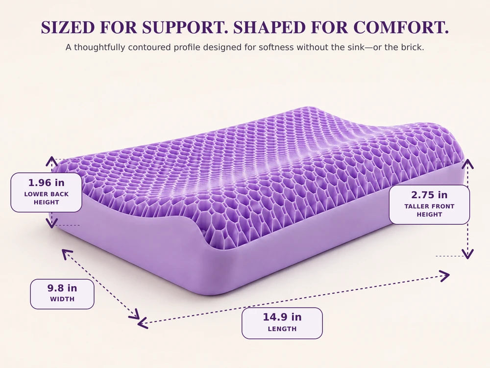The CozyGlow Relief Pillow